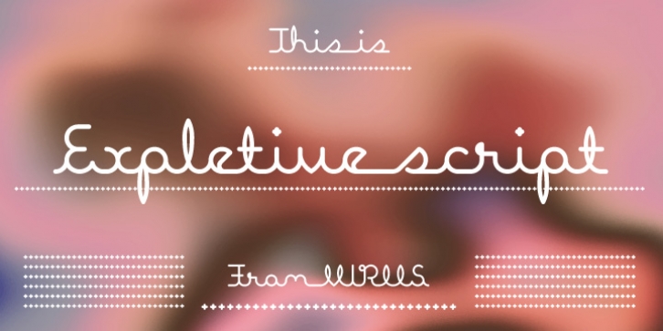 Expletive Script font preview