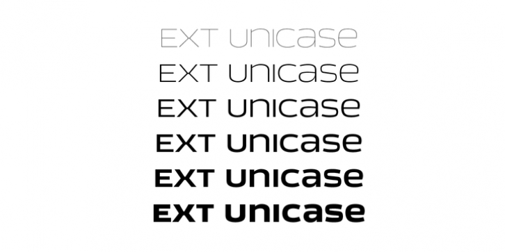 EXT Unicase font preview
