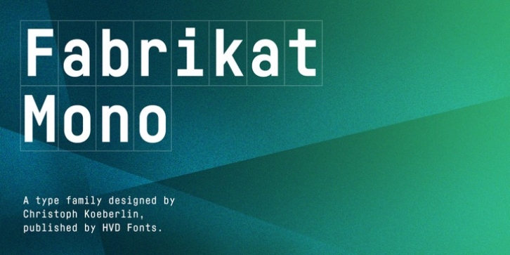 Fabrikat Mono font preview