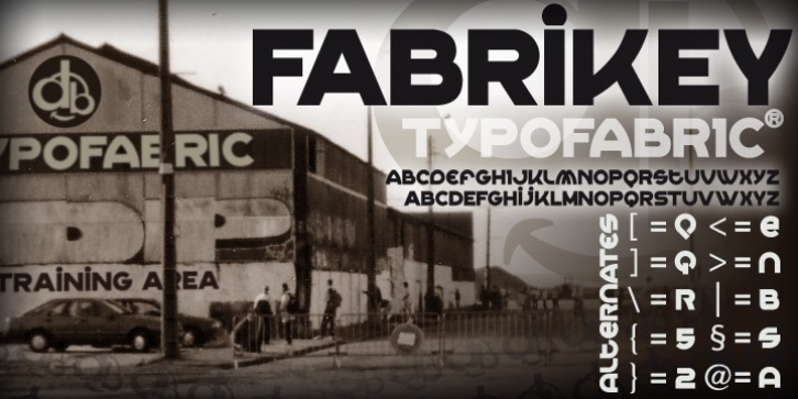 Fabrikey font preview