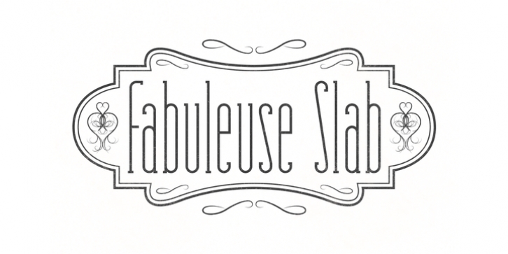 Fabuleuse Slab font preview