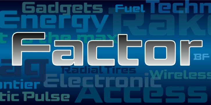 Factor BF font preview