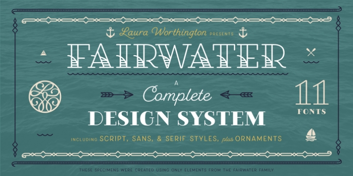 Fairwater font preview