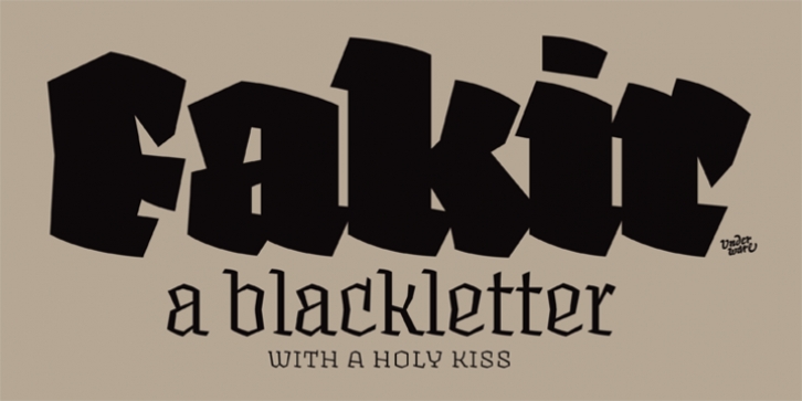 Fakir font preview