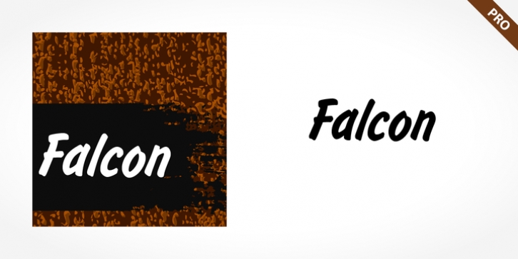 Falcon Pro font preview