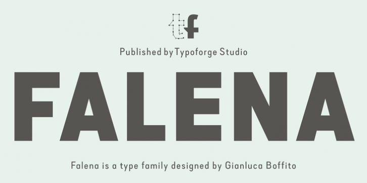 Falena font preview