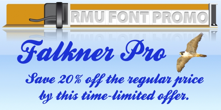 Falkner Pro font preview