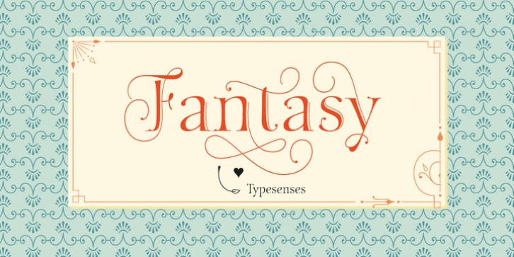 Fantasy font preview