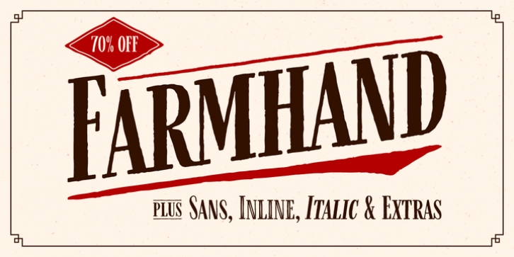 Farmhand font preview