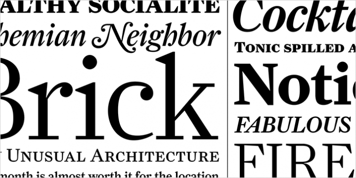 Farnham font preview