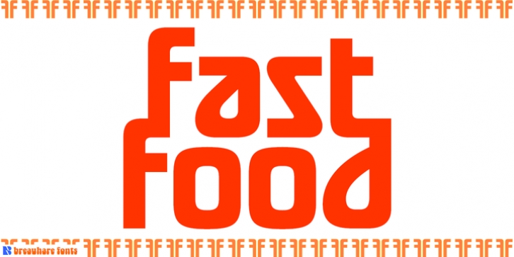 Fast Food font preview