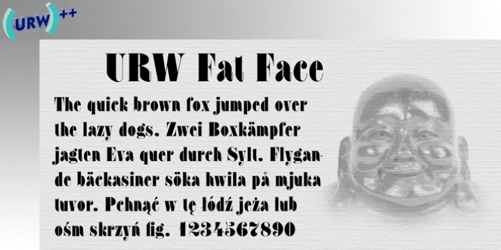 Fat Face font preview