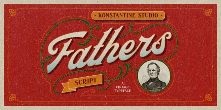 Fathers font preview
