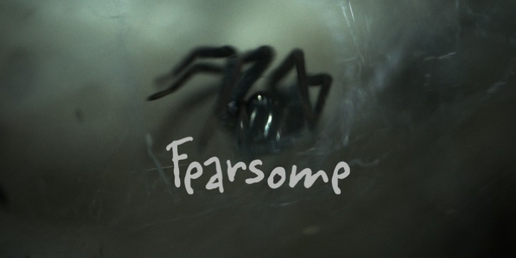 Fearsome font preview