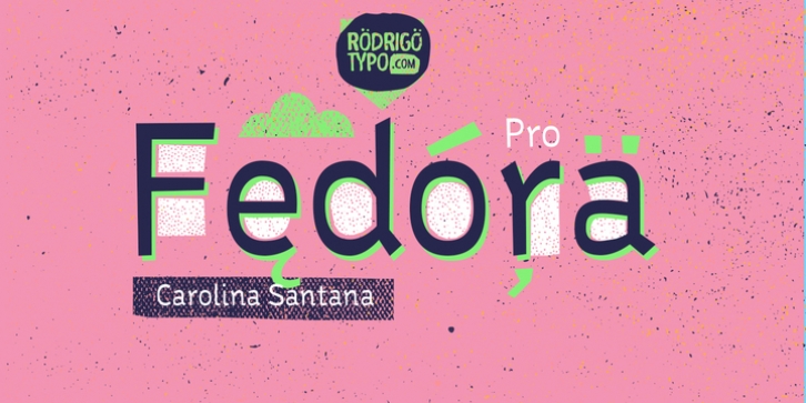 Fedora Pro font preview