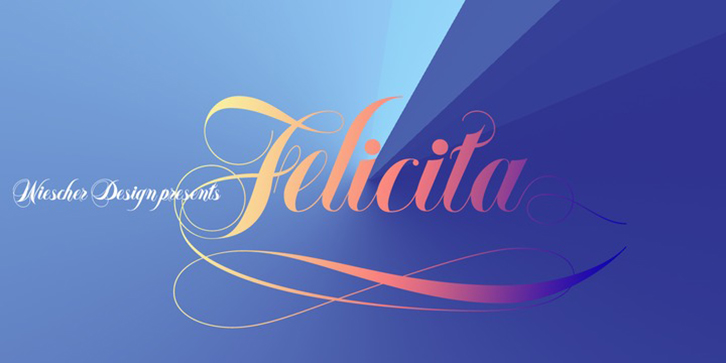 Felicita font preview