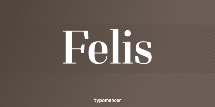 Felis font preview