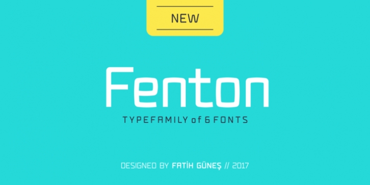 Fenton font preview