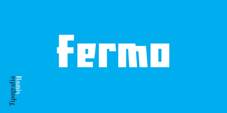 Fermo TRF font preview