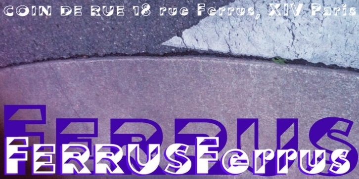 Ferrus font preview