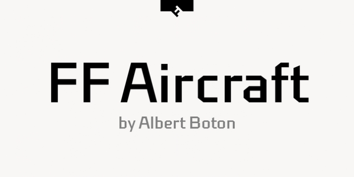 FF Aircraft font preview