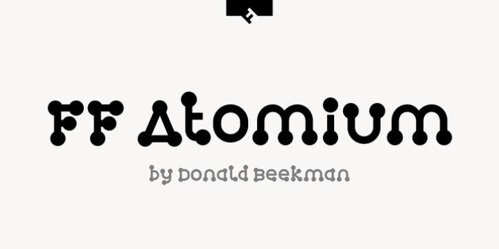 FF Atomium font preview