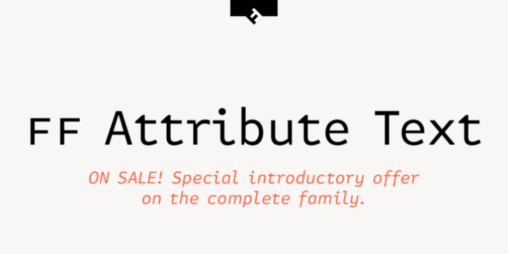FF Attribute Text font preview