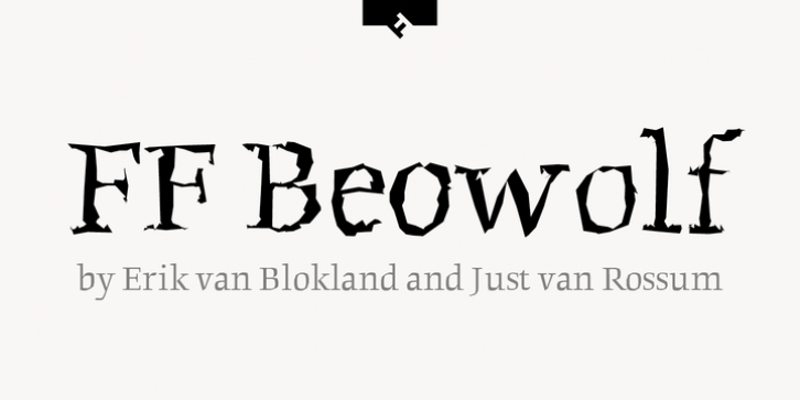 FF Beowolf font preview