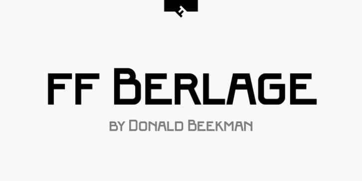 FF Berlage Beurs font preview