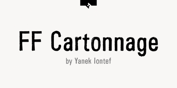 FF Cartonnage font preview