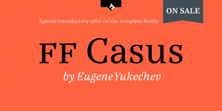 FF Casus font preview