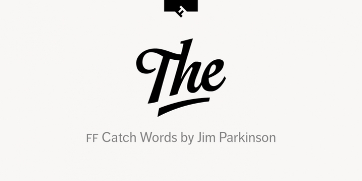 FF Catch Words font preview