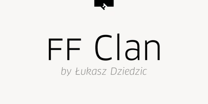 FF Clan Pro font preview