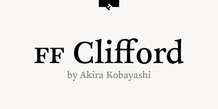 FF Clifford font preview