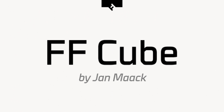 FF Cube font preview