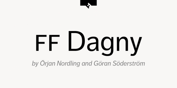 FF Dagny font preview