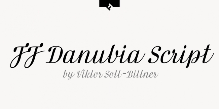 FF Danubia Script font preview