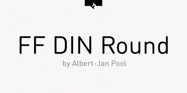 FF DIN Round Pro font preview