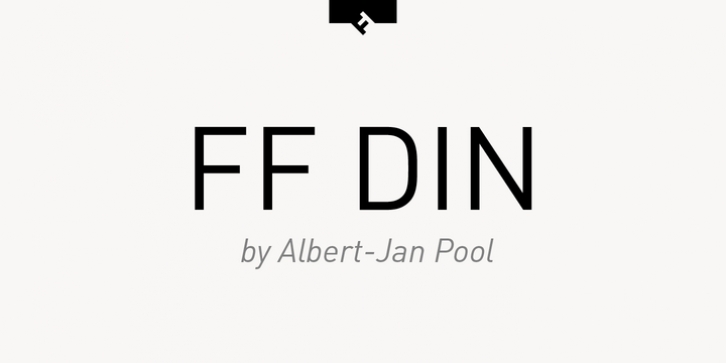 FF DIN font preview