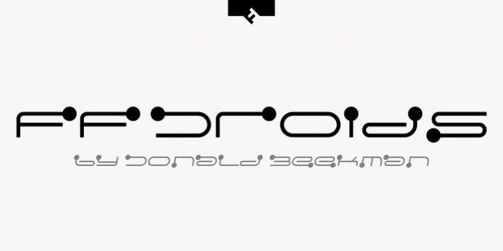 FF Droids font preview