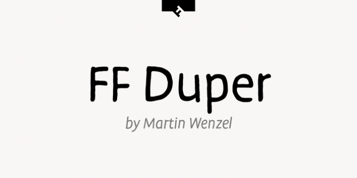 FF Duper font preview