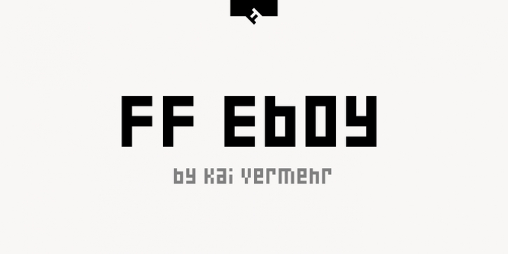 FF Eboy font preview