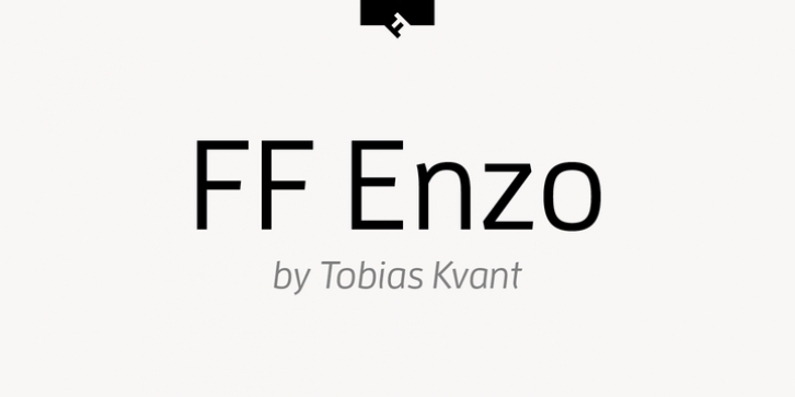 FF Enzo font preview