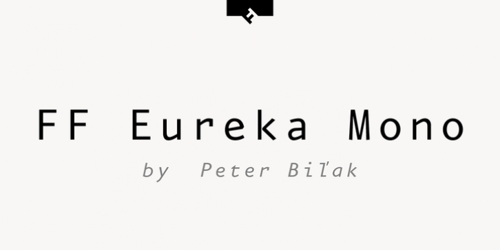 FF Eureka Mono font preview