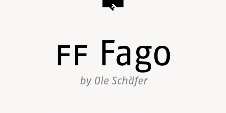 FF Fago Office font preview