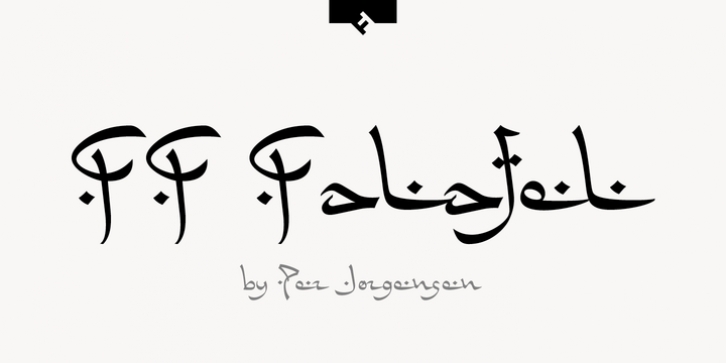 FF Falafel font preview