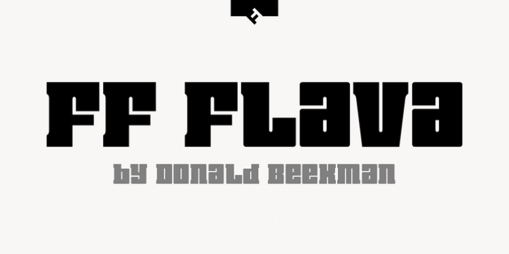 FF Flava font preview