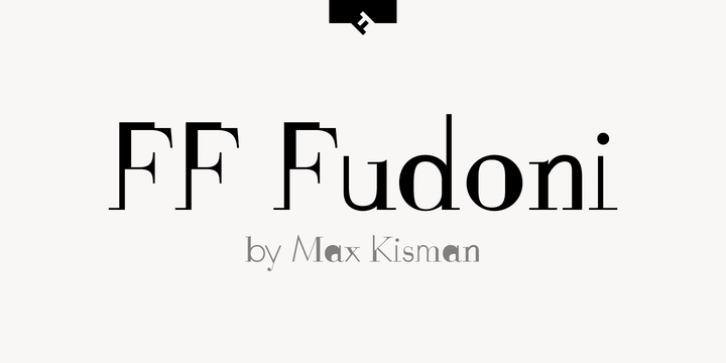 FF Fudoni font preview
