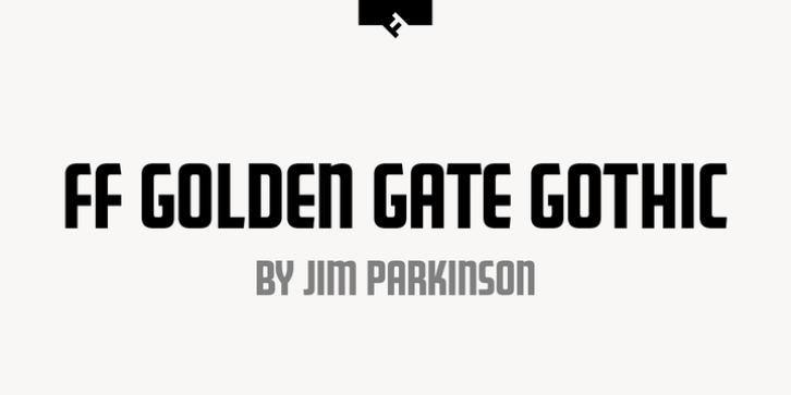 FF GoldenGate Gothic font preview