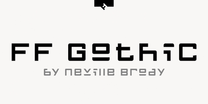 FF Gothic font preview